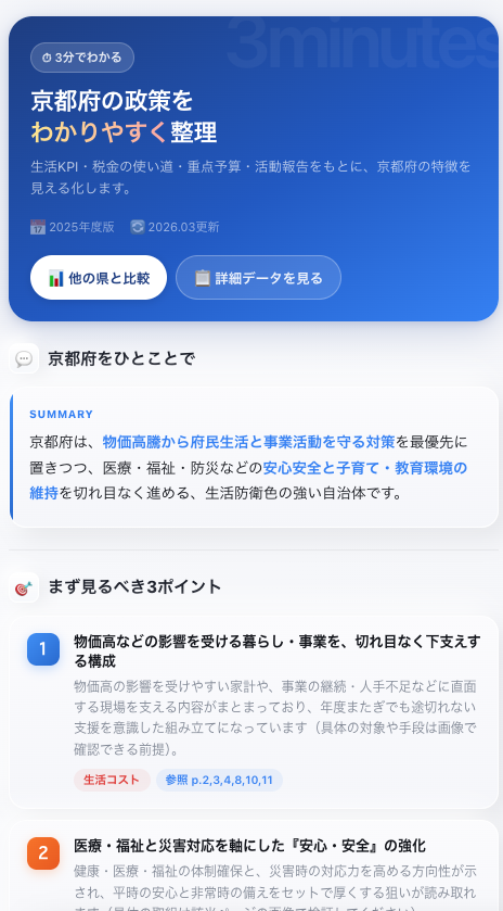 3分でわかるページ 画面1